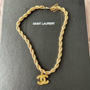 Re-purposed Chanel necklace